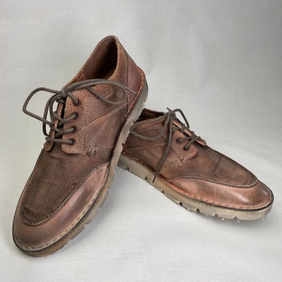 ROAN by Bed Stu 'FENTON' Distressed Leather Shoes! Pecan Beige Suede Sz 9.5 - Picture 16 of 16